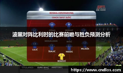 波黑对阵比利时的比赛前瞻与胜负预测分析